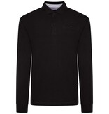 KAM Grote maten Zwarte Polo Trui 2XL-8XL