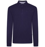 KAM Grote maten Navy Polo Trui 2XL-8XL