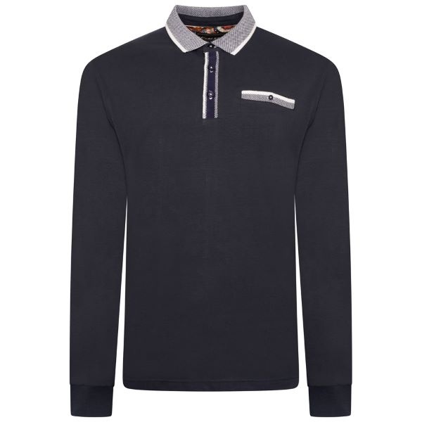 KAM Grote maten Navy Polo Trui 2XL-8XL