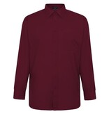 Espionage Grote maten Bordeauxrood Klassiek Overhemd 2XL-8XL