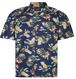 Espionage Grote maten Pineapple  Print Overhemd 2XL-8XL