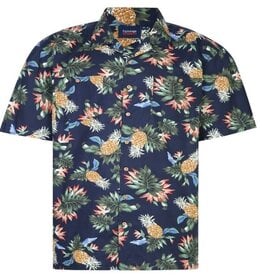 Espionage Grote maten Pineapple Print Overhemd