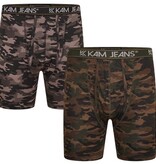 KAM Grote maten Camouflage Boxershorts (2-pack) 2XL-8XL