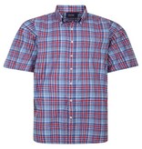 Espionage Grote maten Rood Blauw Overhemd  2XL-8XL