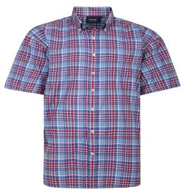 Espionage Grote maten Rood Blauw Overhemd