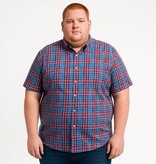 Espionage Grote maten Rood Blauw Overhemd  2XL-8XL
