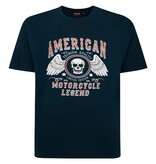 Espionage Grote maten ZwartT-shirt "Motorcycle Legend"  - 2XL-8XL