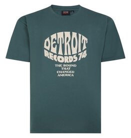 Espionage Grote maten Groen T-shirt "Music Record"