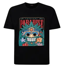 Espionage Grande taille T-shirt Noir "PARADISE" TS430