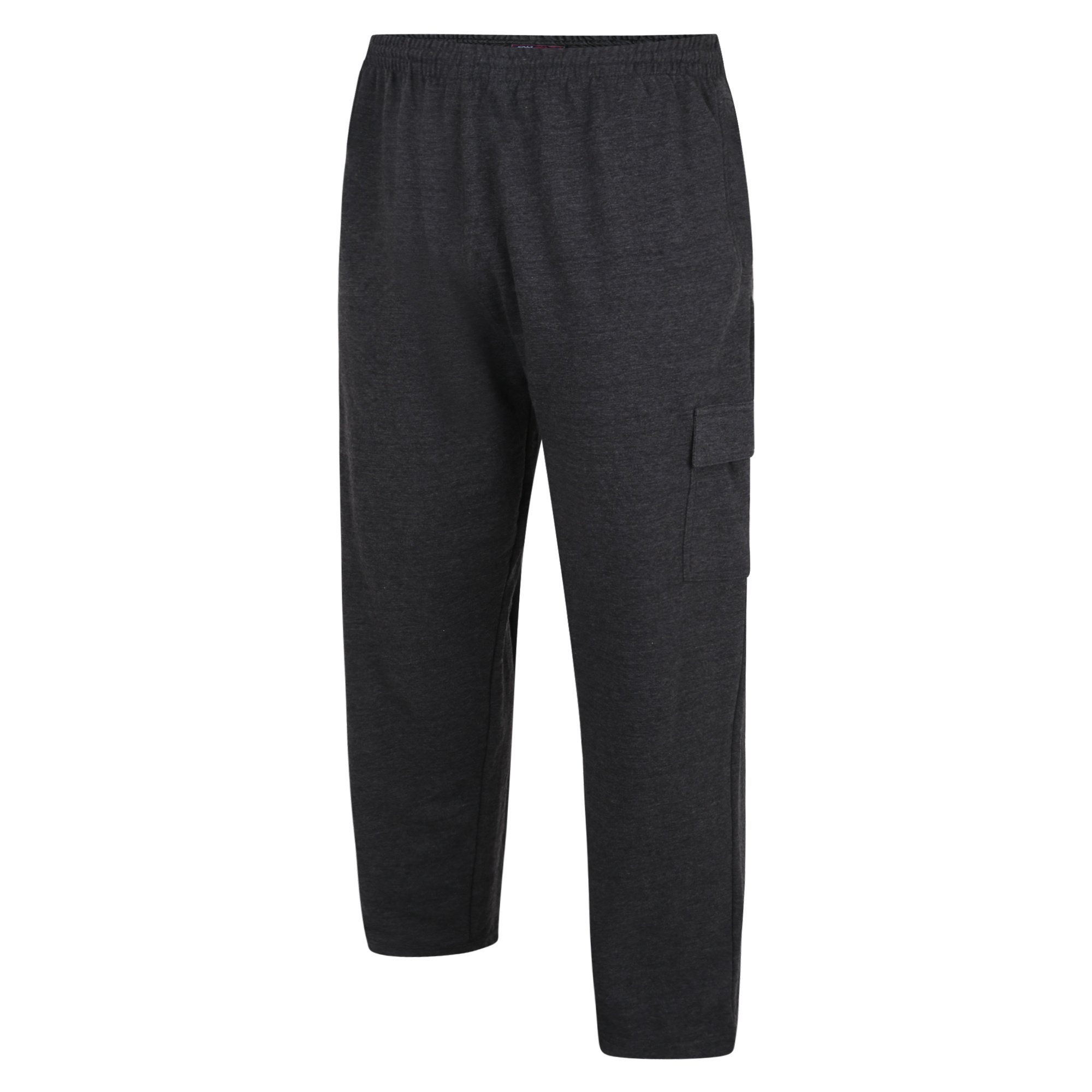 KAM Pantalon de Jogging Cargo Charcoal  de grandes tailles 2XL-8XL