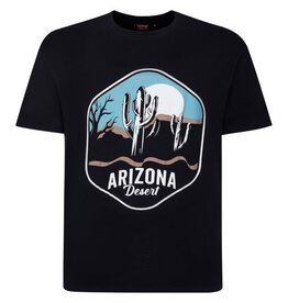 Espionage Grote maten Zwart T-shirt "Arizona"