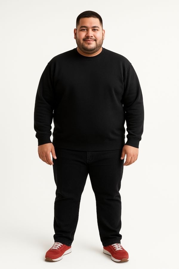 Espionage Grote maten  Zwarte Sweatshirt 2XL-8XL