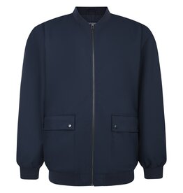 Espionage Grote maten Blauwe  Regenbestendige Oxford jas