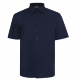 Espionage Grote maten Navy Blue Klassiek Overhemd 2XL-8XL