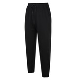 KAM Grote maten Zwarte Basic Joggingsbroek 2XL-8XL