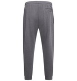 KAM Grote maten Charcoal Textured Interlock Joggingsbroek 2XL-8XL