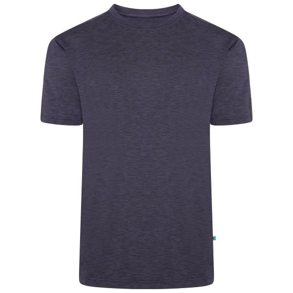KAM Grote maten Pro-Dry Active Indigo-T-shirt 2XL-8XL