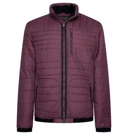 KAM Grote maten Burgundy lichtgewicht Puffer Jacket