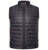 KAM Grote maten  Zwart  lichtgewicht Puffer Bodywarmer 2XL-8XL
