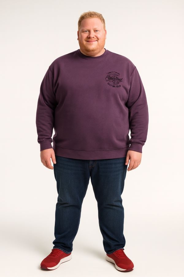 KAM Grote maten Fig   Sweater  2XL-8XL