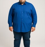 Espionage Grote maten Cobalt  Klassiek Overhemd 2XL-8XL