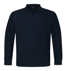 Espionage Grote maten Zwarte Polo Lange mouw