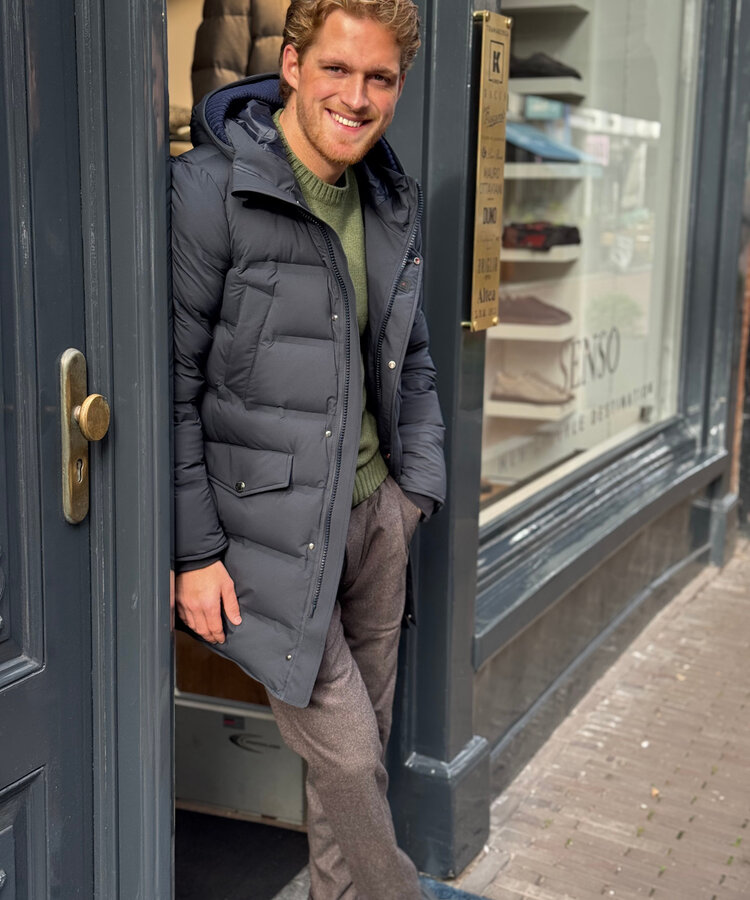 KIRED KIRED HEKLA HANDMADE PARKA  NAVY