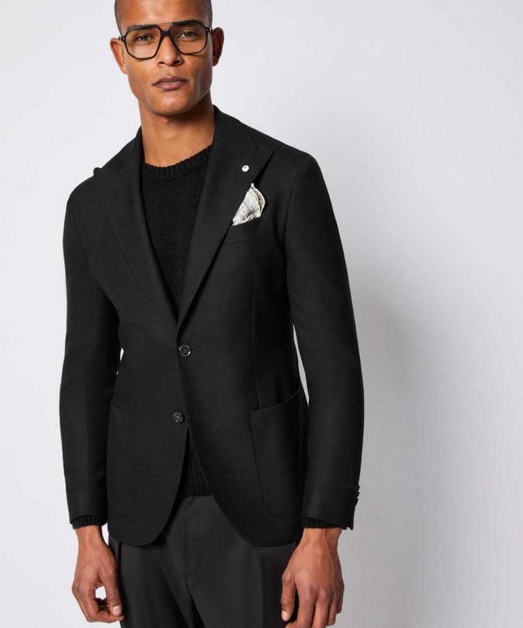LBM 1911 LBM BLACK WOOL BLAZER
