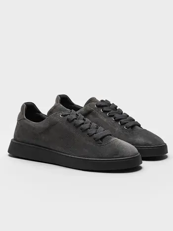 REFERENC THE CASSETTA SNEAKER DARK GREY SUEDE