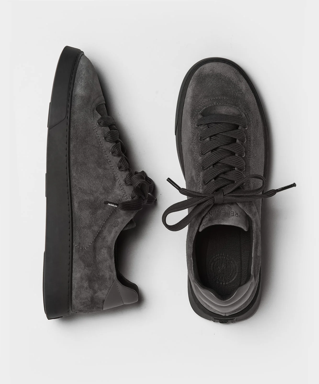 REFERENC THE CASSETTA SNEAKER DARK GREY  SUEDE
