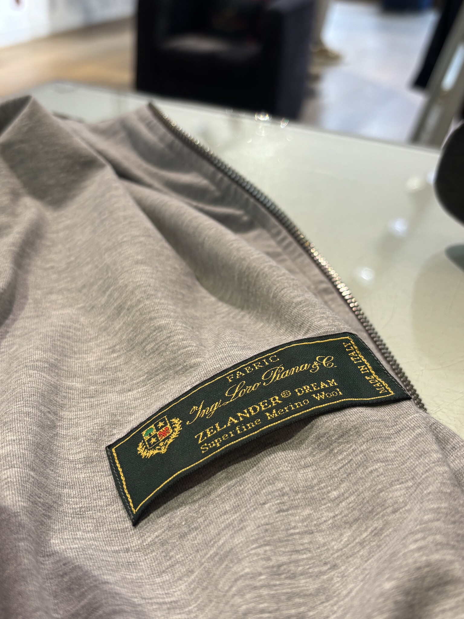 PIETRA SALATA VEST IN LORO PIANA BEIGE