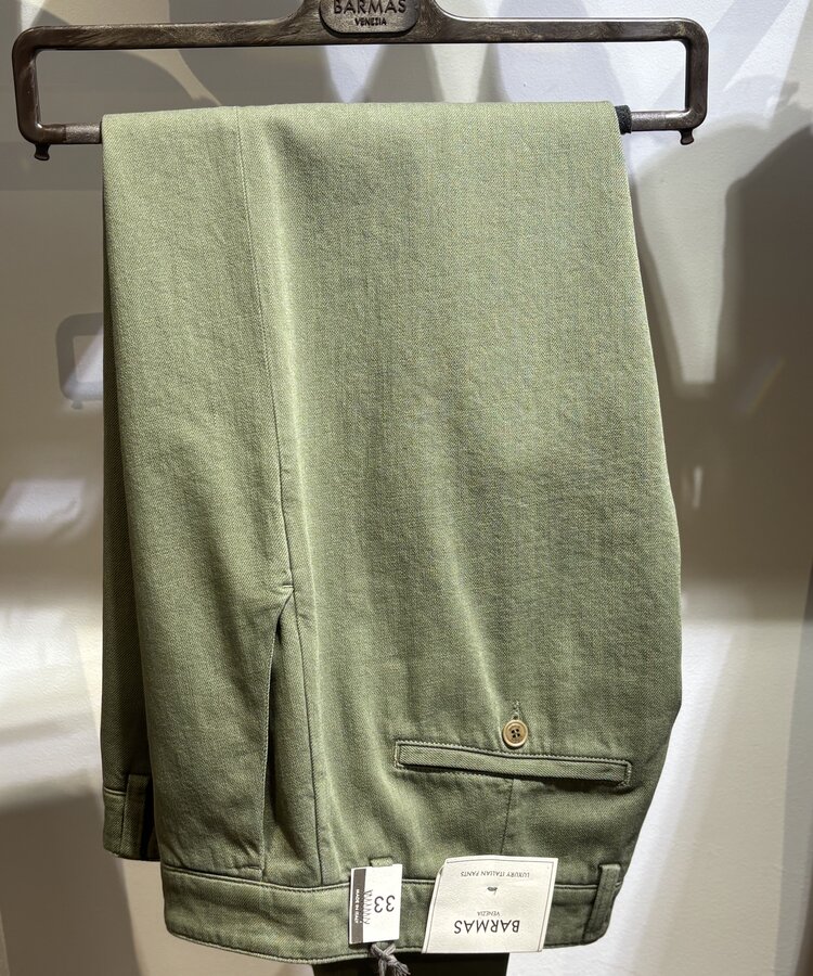 BARMAS BARMAS VERDE DENIM PANTS