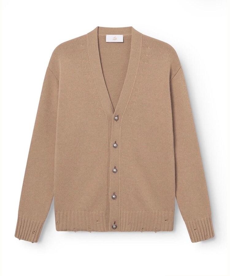 ACE DENIM PARIS ACE CAMEL VINTAGE GARDIGAN