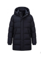 DUNO DUNO NAVY MAGNUS PARKA IN LORO PIANA