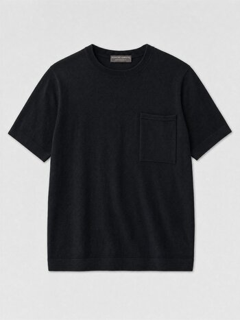 FILIPPO DE LAURENTIIS FDL CASHMERINO CREWNECK NERO