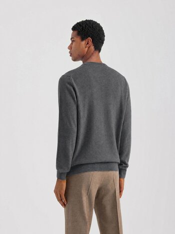 FILIPPO DE LAURENTIIS FDL ROYAL MERINO CREWNECK ANTRA