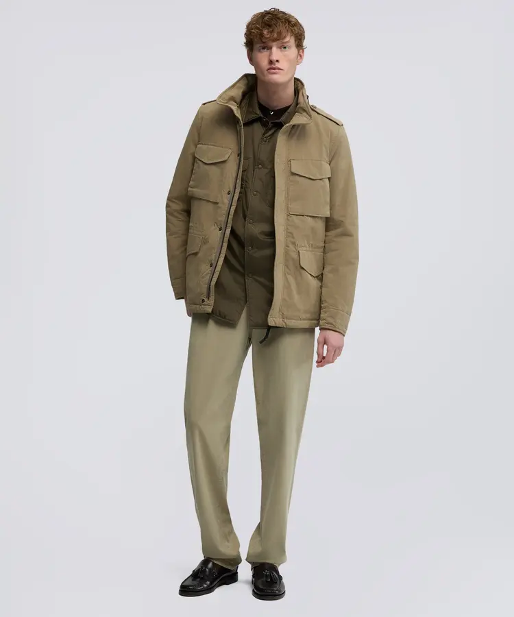 ASPESI ASPESI SAND WAXED FIELD JACKET