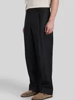 BRIGLIA BRIGLIA NAVY MARGTTAS BLACK WOOL PANTS