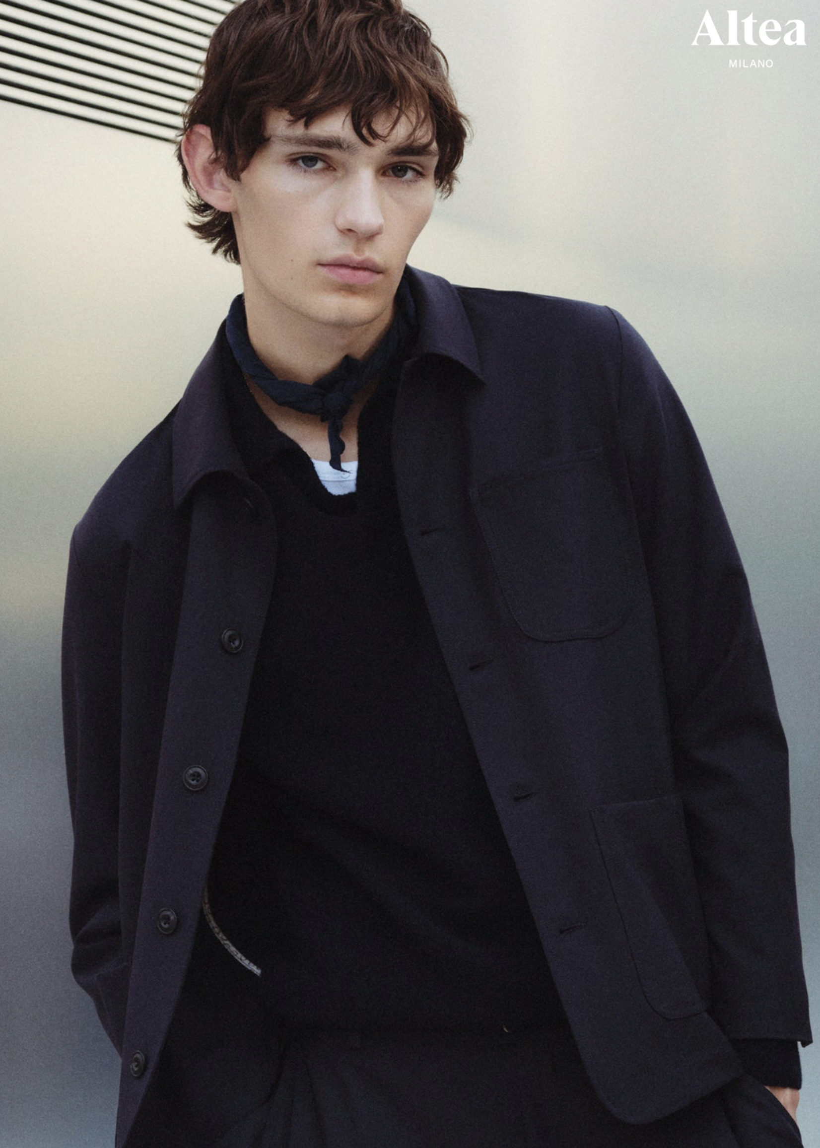 ALTEA MILANO ALTEA LANA TECHNICA JACKET NAVY