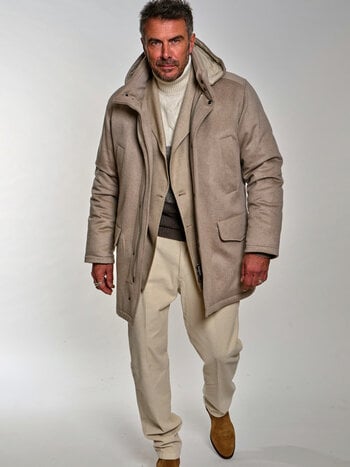 KIRED KIRED 100% CASHMERE KANG JACKET BEIGE