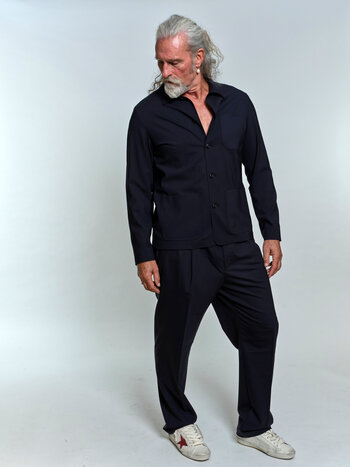 ALTEA MILANO ALTEA LANA TECHNICA JACKET NAVY