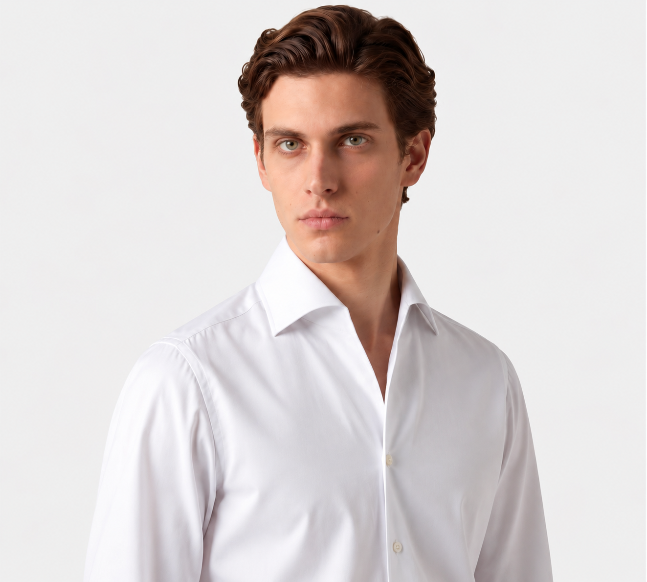 FINAMORE FINAMORE USTICA ONE PIECE SHIRT WHITE
