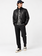 DEL VECCHIO DEL VECCHIO BOMBER CALF LEAHTER BLACK