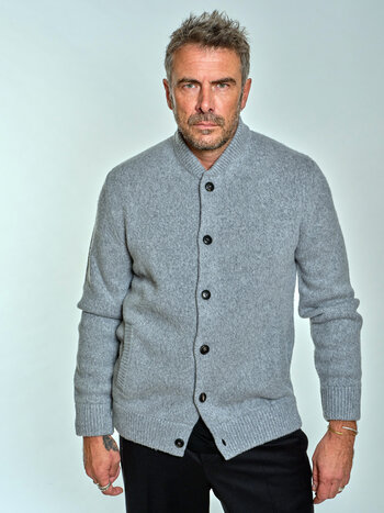 MAURO OTTAVIANI OTTAVIANI BRUSHED BUTTON BOMBER