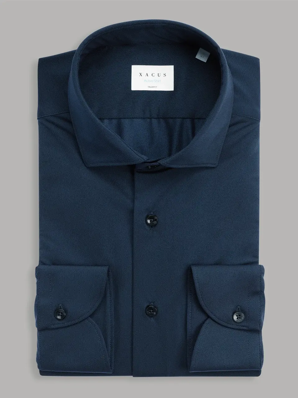 XACUS XACUS NAVY ACTIVE SHIRT
