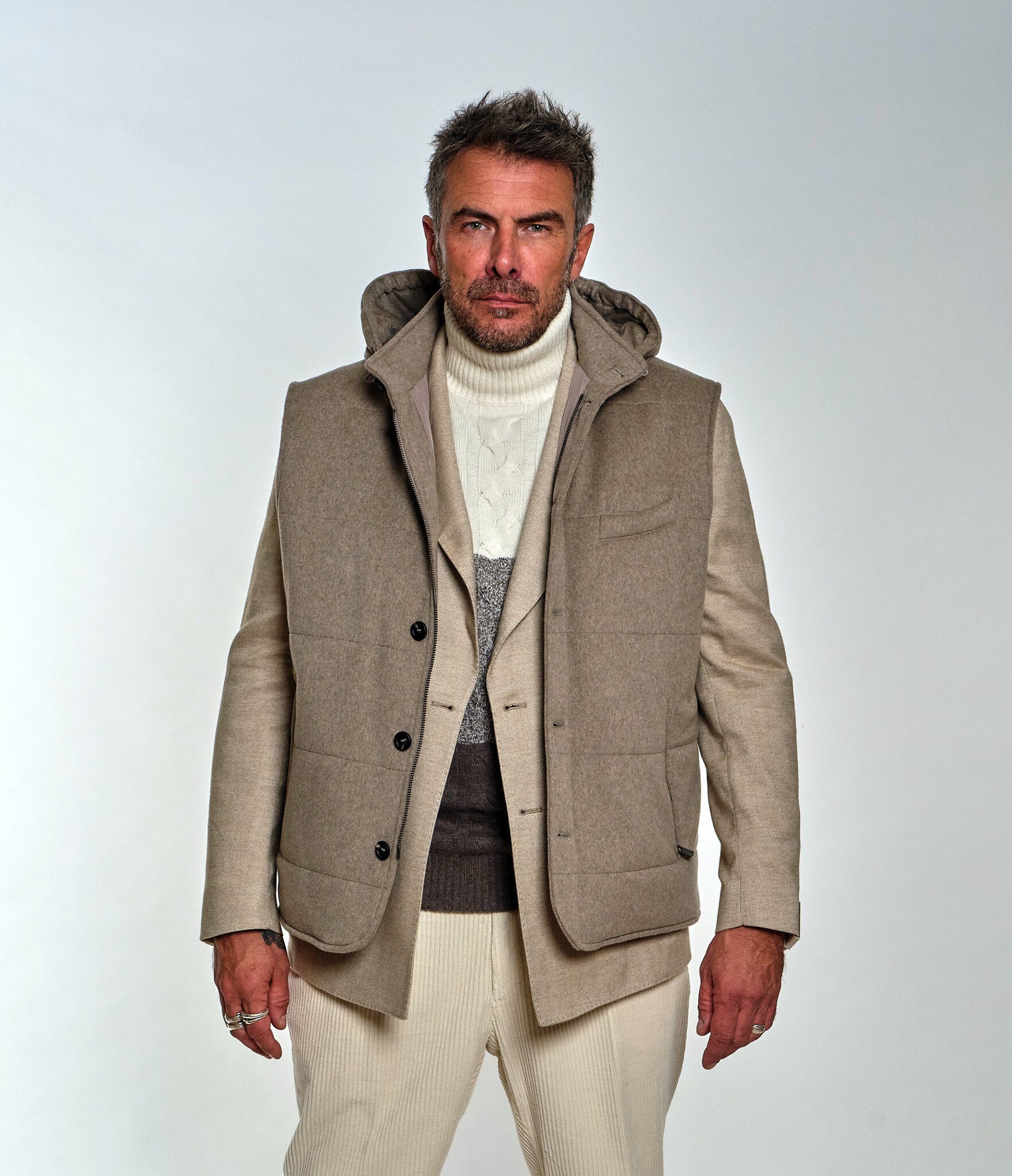 CRISTIANO BARBIERI CRISTIANO BARBIERI CASHMERE BODYWARMER