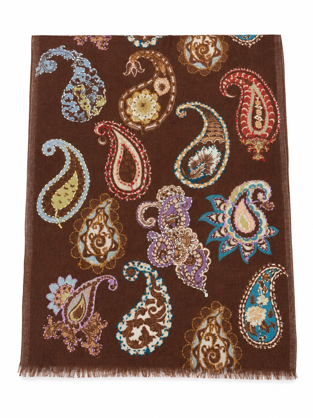 ALTEA MILANO ALTEA SCARF HANDMADE EMBORDERY