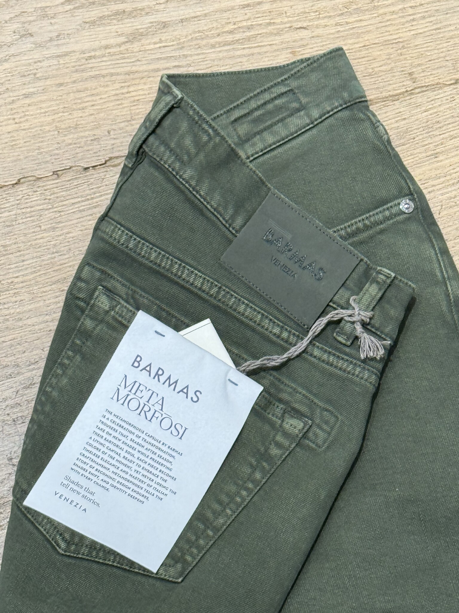 BARMAS VERDE DENVER DENIM