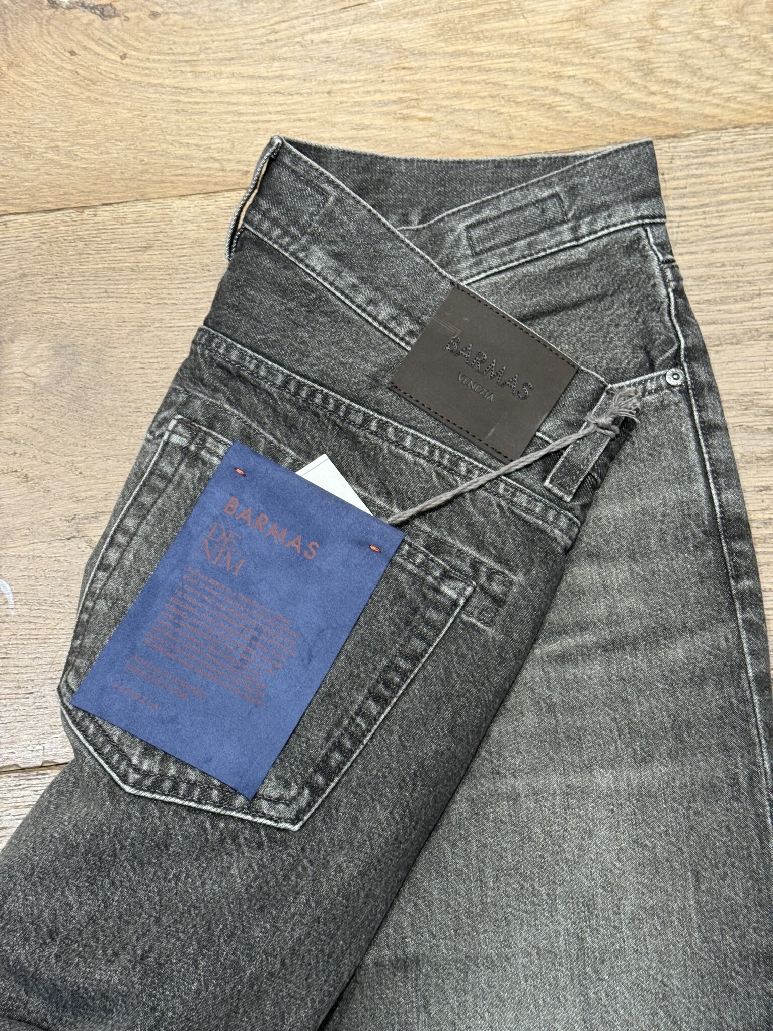 BARMAS GREY BROWN DENVER DENIM