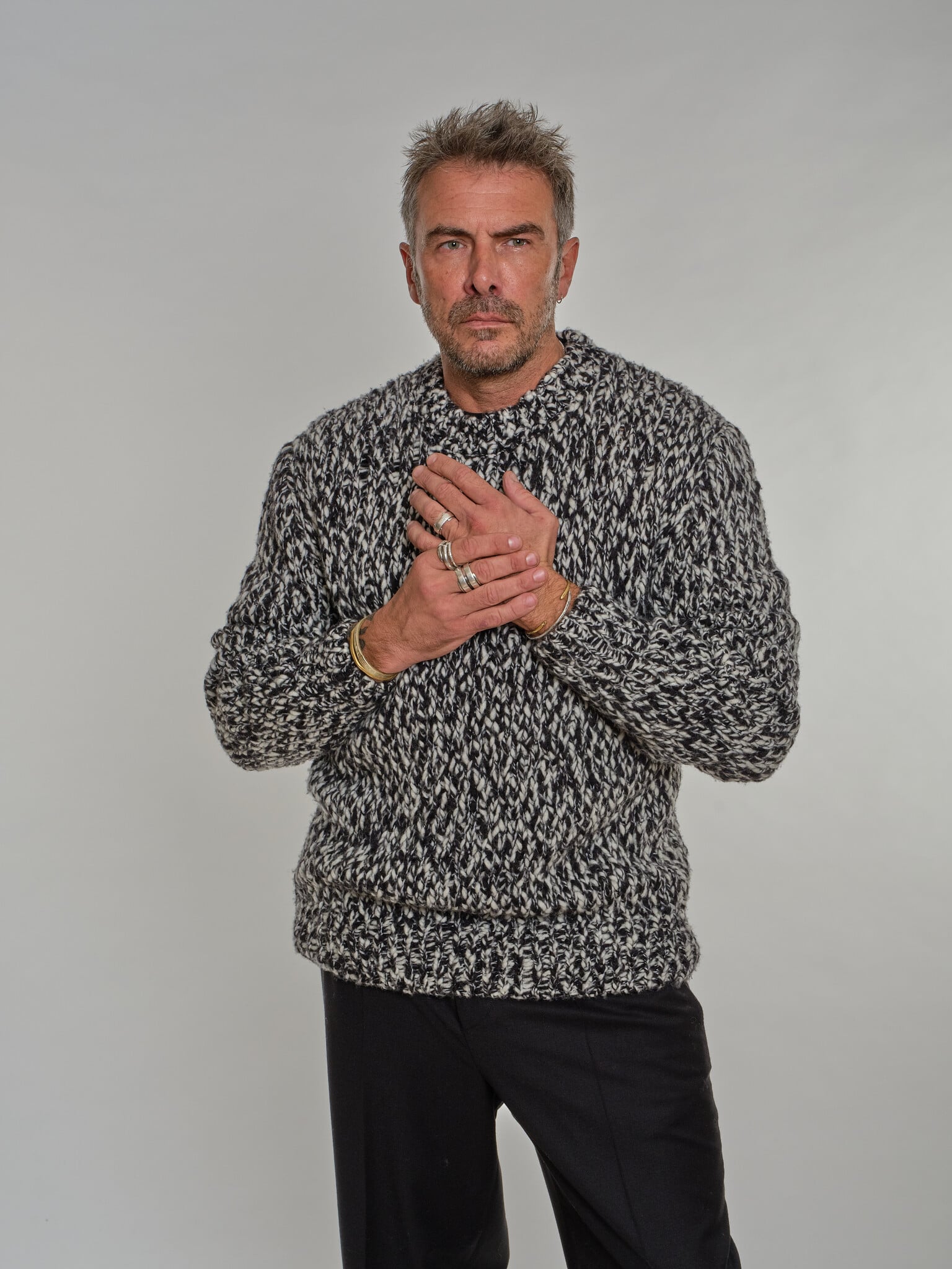 ALTEA MILANO CREWNECK HANDMADE TO KNIT